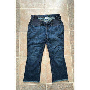 Old Navy‎ Maternity side panel Flare jeans Women Size 8 Short